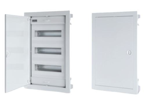 Rozvodnice pod omítku IP40 SCAME 677.3036.2 FLAT METAL 36+6 modulů – elektro rozvaděč do zdi