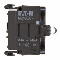 Prvek LED M22-LEDC-B zadní upevnění modrá EATON 218058