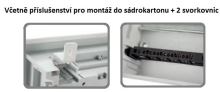 SCAME rozvaděč do sádrokartonu 48 modulů (48+8) IP40 FLAT METAL 677.4048.2-HW (2)
