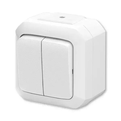 ABB VARIANT+ venkovní vypínač IP54 ř. 5, 3559N-C05510 B bílá, bezšroubové svorky