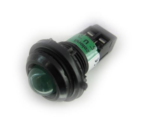 Signálka (kontrolka) L94-G-230VAC zelená RAMI