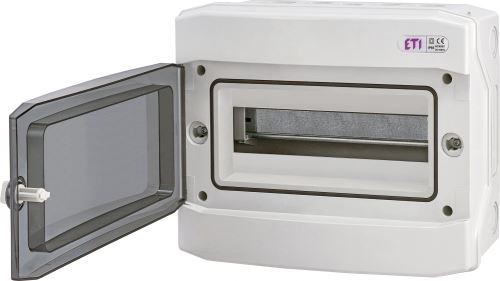 Rozvodná skříň na omítku DIDO ECH-12PT IP65 průhledná dvířka ETI 001101062