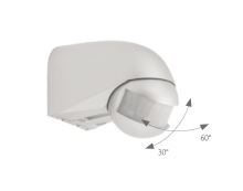 SENZOR PIR nástěnné pohybové čidlo 180° SL2300/C IP44 černá PANLUX (1)