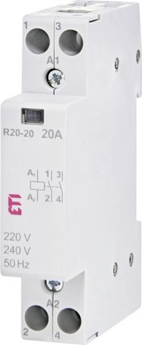 Stykač modulární R 20-20 230V 2pól ETI