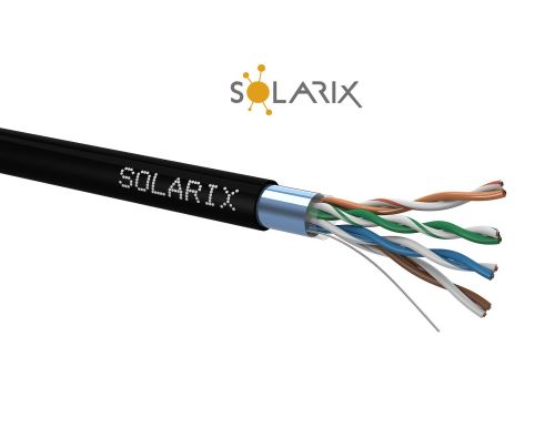 Kabel instalační Solarix CAT5E FTP PE venkovní SXKD-5E-FTP-PE (balení 305m/box)