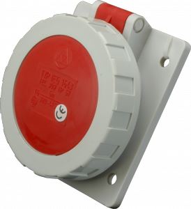 Zásuvka vestavná IP67 400V 16A 4-pól - IEG 1643 SEZ