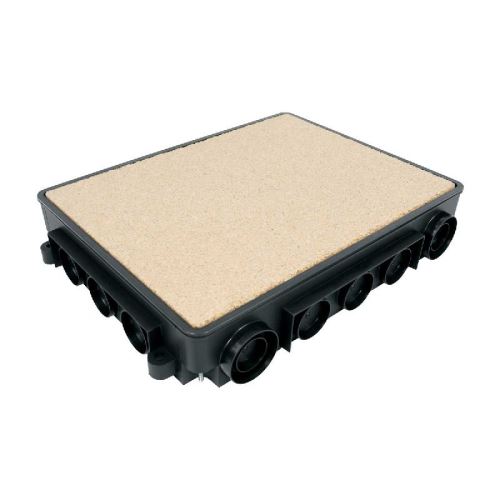 Krabice univerzální podlahová KUP 57 332x250x57-75 mm KOPOS