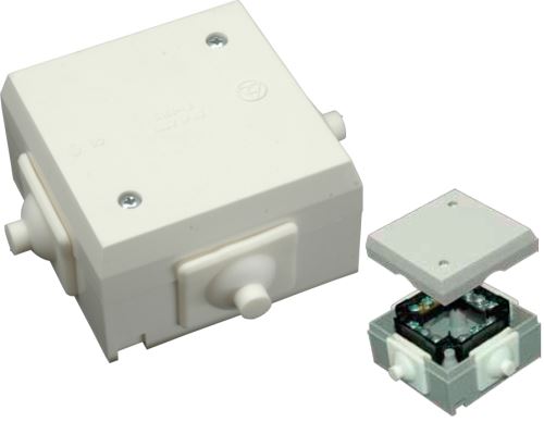 Krabicová rozvodka se svorkovnicí 6456-13 IP43 4P PVC bílá SEZ