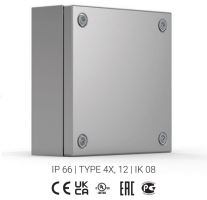 Svorkovnicová skříňka nerezová ocel 200x600x120 IP66 SSTB206012 ELDON