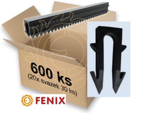 Příchytka kabelů pro hůl černá (20x svazek po 30ks) FENIX