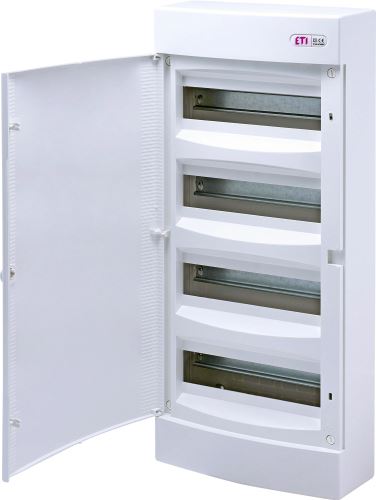 Rozvodná skříň na omítku DIDO-E ECT48PO IP40 bílá dvířka ETI 001101021