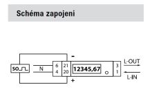 Elektroměr EDIN 111L - 5-45A, jednofázový, 1-tarifní s LCD displejem, IP20 SEZ (2)