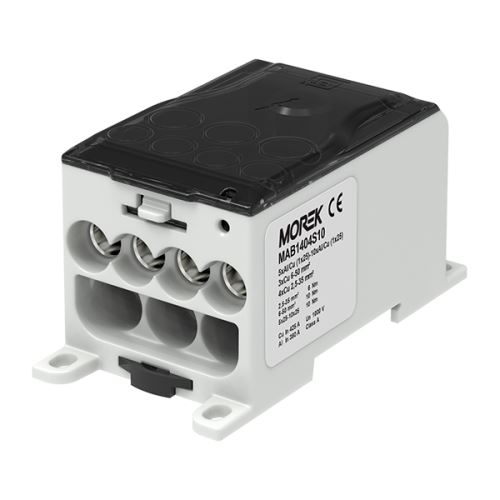 Distribuční blok OJL 400ASF vstup 10x(1x25) výstup 4x35/3x50mm2 šedá