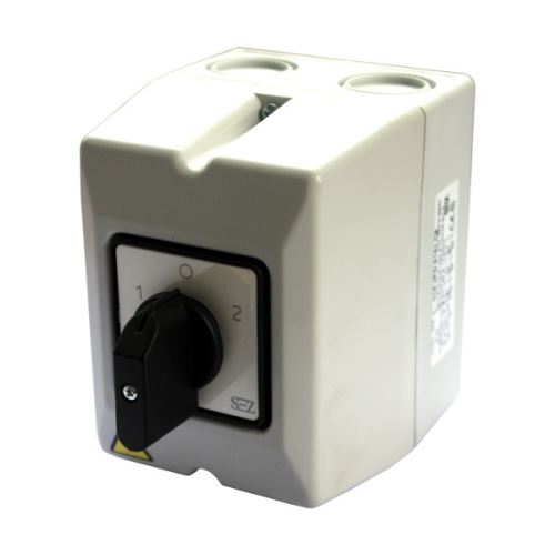 Spínač vačkový S10 JPD 2203 C6 SEZ 10A IP65 3P 1-0-2