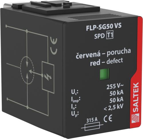 Modul náhradní jiskřiště FLP-SG50 VS/0 s dálkovou signalizací pro FLP-SG50 VS SALTEK
