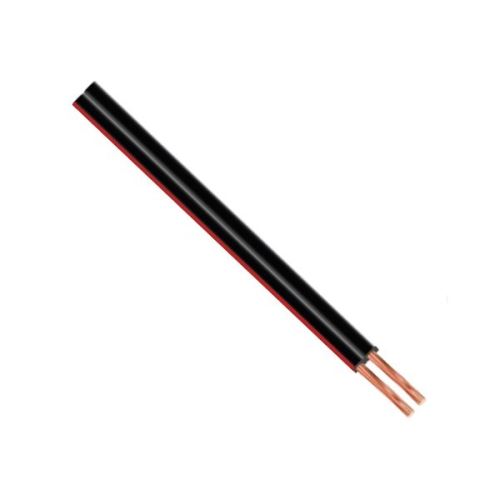 Kabel CYH (V03VH-H, SMYp) 2x0,35 mm2 dvojlinka černá-rudá