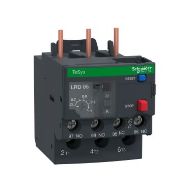 Relé jisticí nadproudové LRD05 0,63-1A třída 10A pro stykače D09-D38 SCHNEIDER
