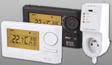 Bezdrátový termostat ELEKTROBOCK BT22-3-5 antracit digitální, týdenní program (1)