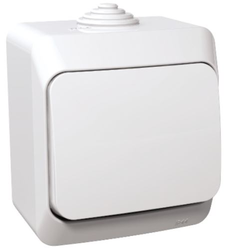 Venkovní vypínač CEDAR Plus IP44 ř. 6 bílá SCHNEIDER - WDE000560