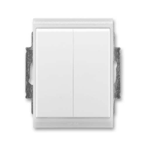 ABB 3558E-A05940 01 Přepínač sériový s krytem č.5 IP44 Time® Element® bílá/ ledová bílá