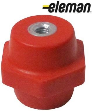 Izolátor podpěrný SI 1312304 výška 30mm/M6 ELEMAN