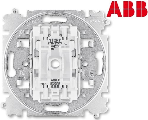 ABB 3559-A87345 Přístroj ovládače zapínacího dvojitého ř.1/0+1/0