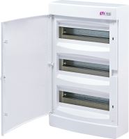 Rozvodná skříň na omítku DIDO-E ECT36PO IP40 bílá dvířka ETI 001101009