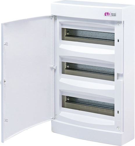 Rozvodná skříň na omítku DIDO-E ECT36PO IP40 bílá dvířka ETI 001101009