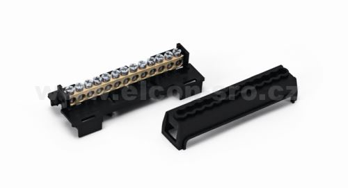 Svorka rozbočovací jednopólová ELCON E13 L 1,5-16mm2 IP20 černá