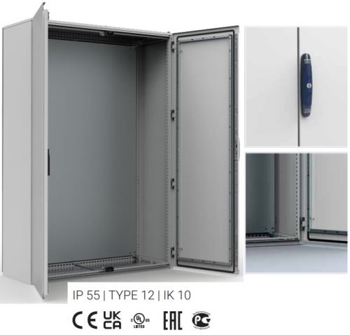 Skříň stojící ocelová kompaktní 1200x1200x400 IP55 MKD12124R5 ELDON