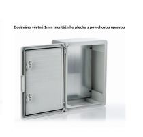 Plastový box nástěnný P-BOX 5070 IP65, plné dveře, 500x700x250mm SEZ (1)