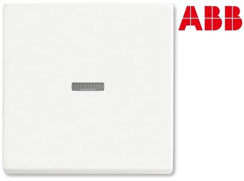 ABB 3559B-A00653864 Kryt spínače jednoduchý s čirým průzorem Future® linear mechová bílá