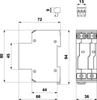 Přepěťová ochrana DA-275-DF6-S SPD typ T3 SALTEK (1)