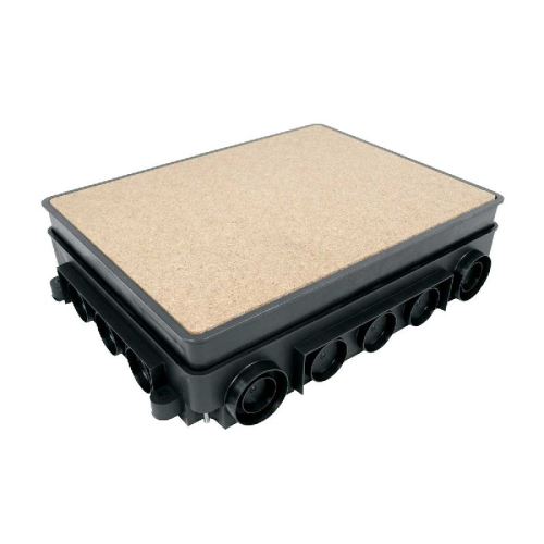 Krabice univerzální podlahová KUP 80 332x250x80-95 mm KOPOS