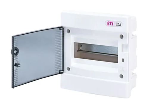 Rozvodná skříň pod omítku DIDO-E ECM8PT IP40 průhledná dvířka ETI 001101010