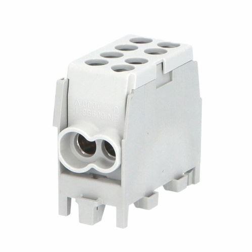 Svorkovnice rozbočovací HLAK 25-1/2 M2 1006511 1pól 100A IP20 Al/Cu šedá, na DIN /2080136
