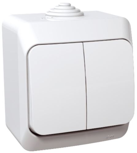 Venkovní vypínač CEDAR Plus IP44 ř. 5 bílá SCHNEIDER - WDE000550