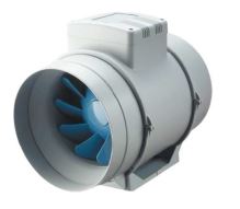 Ventilátor potrubní axiální BLAUBERG TURBO E 125 Ø125 mm