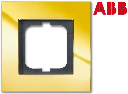ABB 1754-0-4356 Rámeček jednonásobný Solo® carat zlacená mosaz