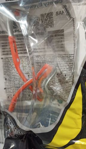 Brýle VULCANO z polykarbonátu oranžová - čirá 90011 CIMCO