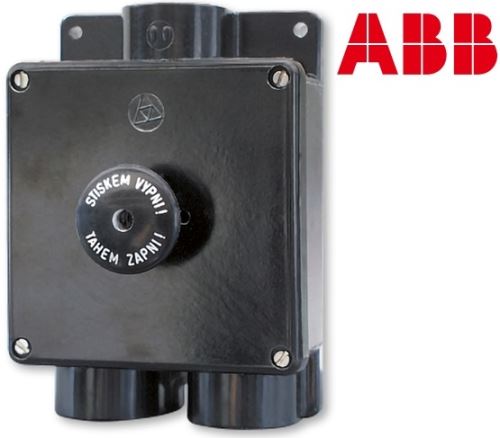 ABB 35363-81 Spínač trojpólový stiskací nástěnný IP55