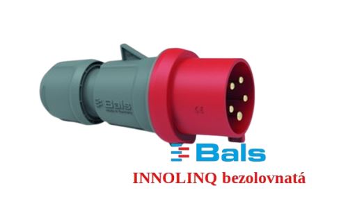 Vidlice BALS 201 INNOLINQ 32A 5P 400V IP54 QUICK-CONNECT s MULTI-GRIP vývodkou