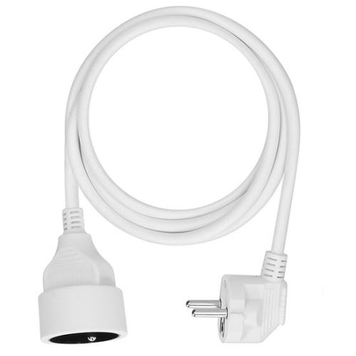 Prodlužovací kabel 1,5m bílý