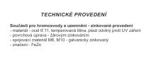 Svorka na okapové potrubí ST Uni FeZn s páskou Ø80-120mm (1)