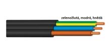 Kabel CYKYLo-J 3x2,5 mm2  plochý