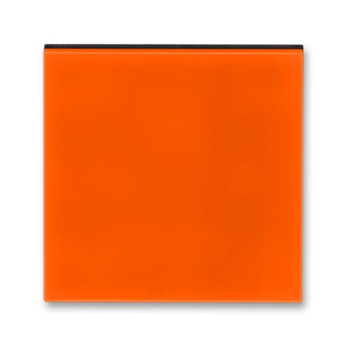 ABB 3559H-A00651 66 Kryt spínače jednoduchý Levit® oranžová/ kouřová černá