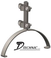 Podpěra jímací tyče Ø16mm na hřebenáče PJT 15 a - 1 podpěra 240-260mm