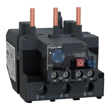 Relé jisticí nadproudové LRD3365 80-104A třída 10A pro stykače D80 a D95 SCHNEIDER