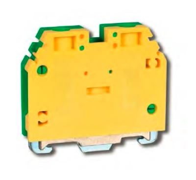 Svorka řadová RSA PE 10A zeleno-žlutá
