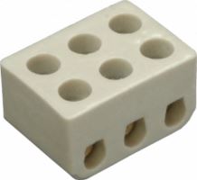 Svorkovnice svítidlová keramická 6112-06 3x4mm SEZ